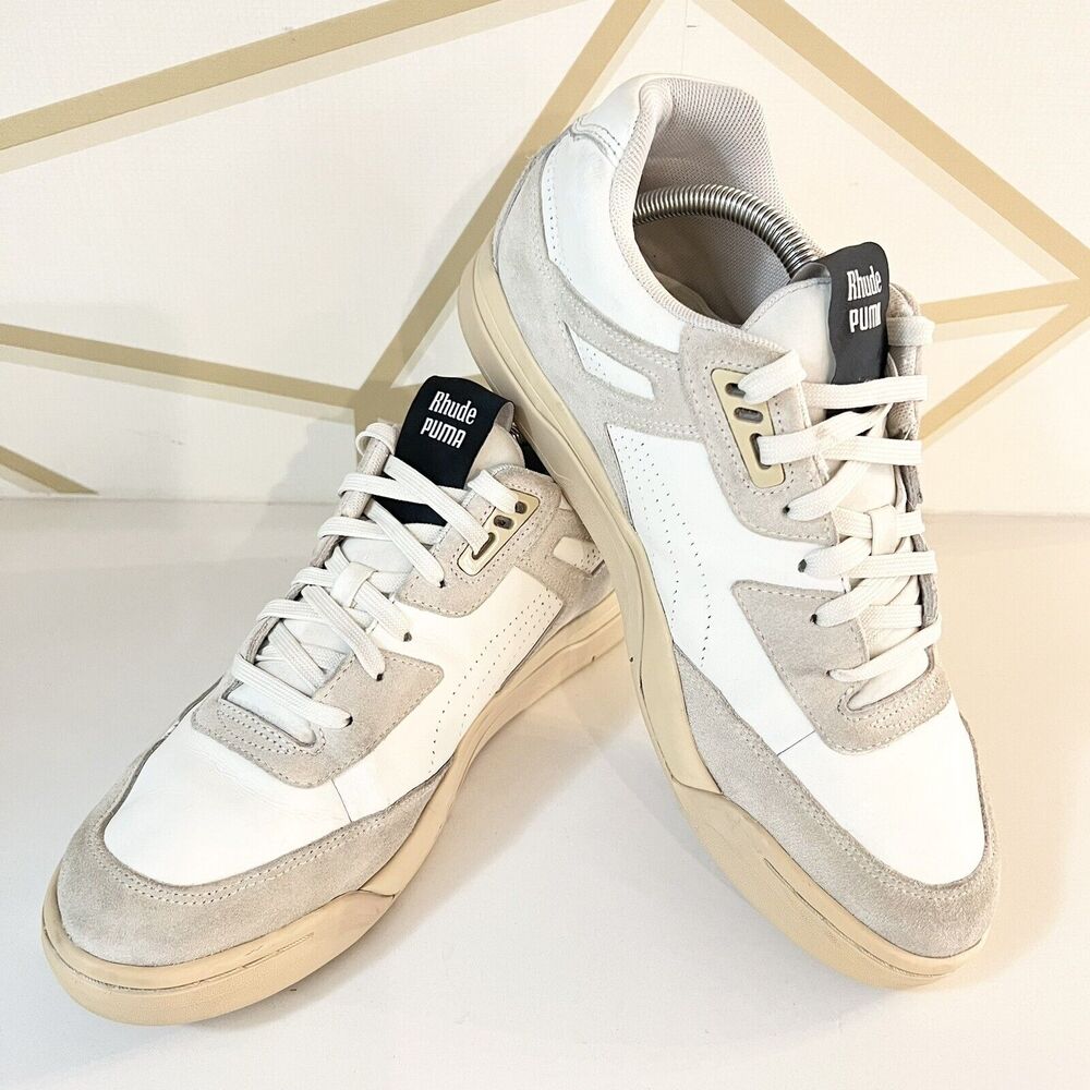 RHUDE x PUMA Palace Guard Sneakers Shoes 370017-01 Star White 2019 Men Sz 9